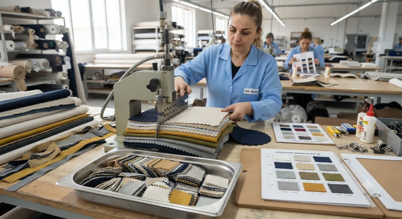 Müşterilerinize Dokunarak Satış Yapın: Kumaş Kartelası Üretimi ve Matbaa Süreçleri
